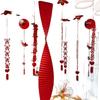 Double Happiness Ceiling Decorations for Wedding Bedroom