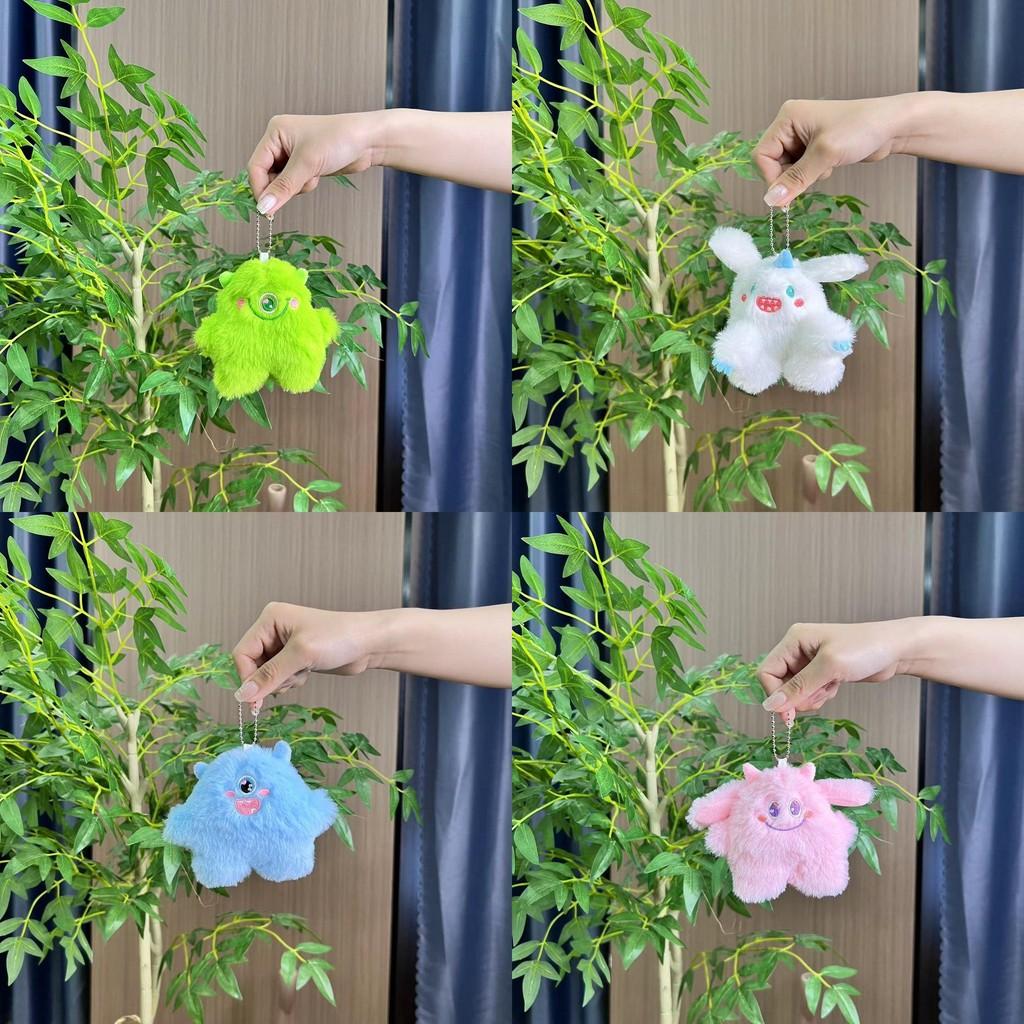 Cartoon Charming Monster Plush Figure Ideal For Girls Keychain And Decoration Bag