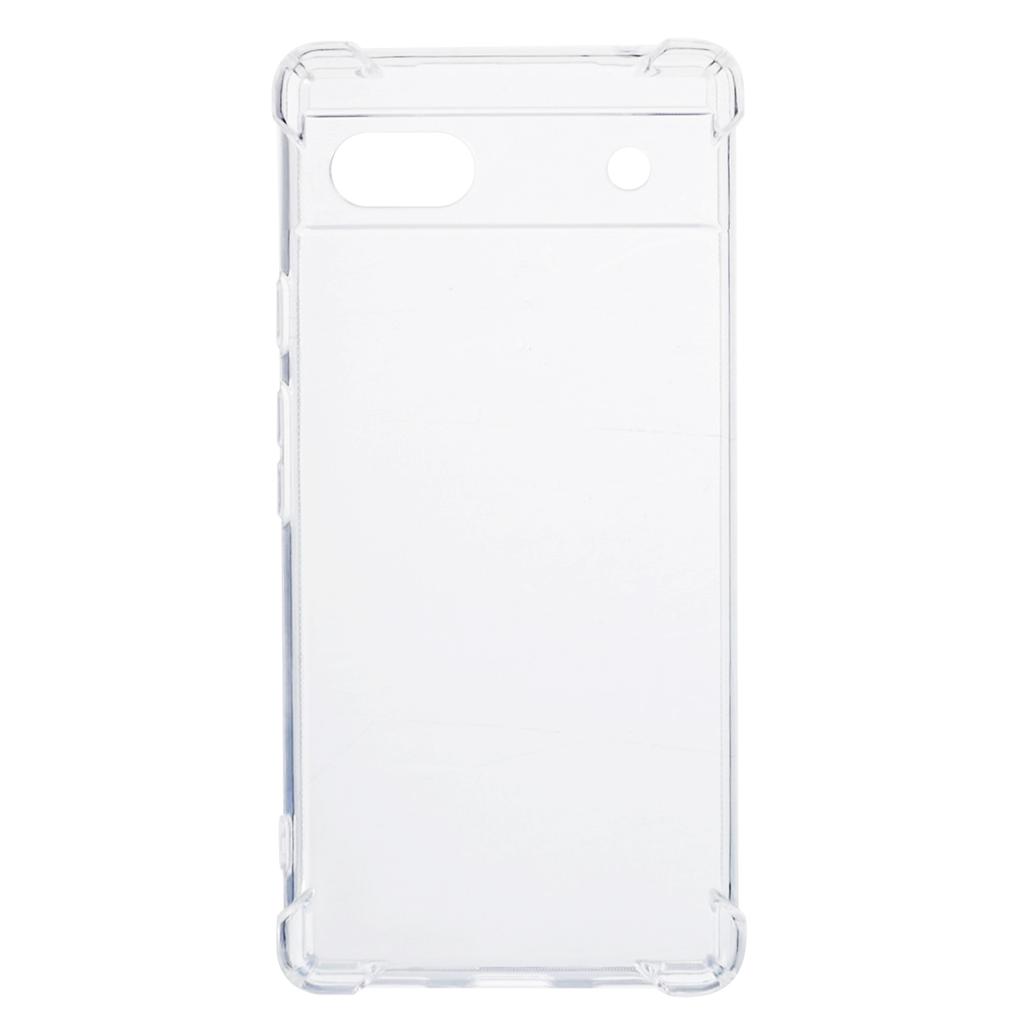 For Google Pixel 6a Clear Case Reinforced Four Corner Phone TPU Cover