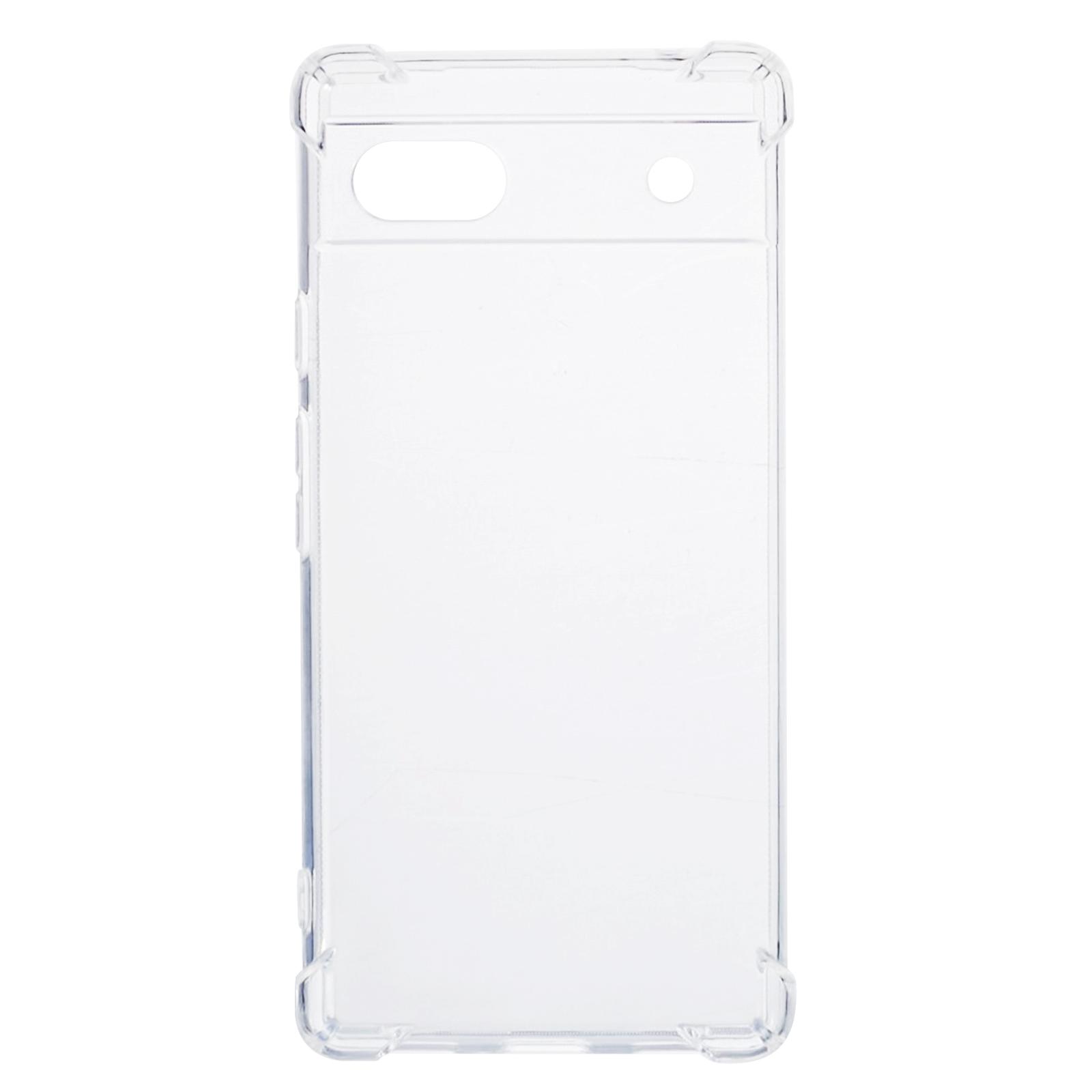 

For Google Pixel 6a Clear Case Reinforced Four Corner Phone TPU Cover A