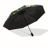 Stained Tree of Life Wall Art DecorUmbrella, Portable 3-Fold Compact Umbrella for Men & Women Gift