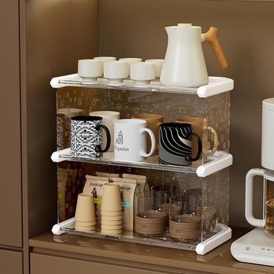 Dustproof Cup & Teacup Holder Storage Rack