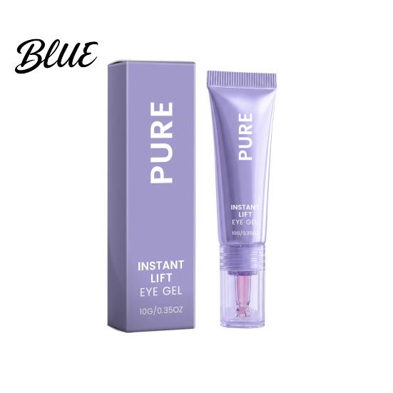 Sensitive Skin Eye Treatment Instant Lift Gel Moisturizer with Cooling Micro-Vibration Massage Beads for Morning Puffiness Fix & Bags Wrinkles,