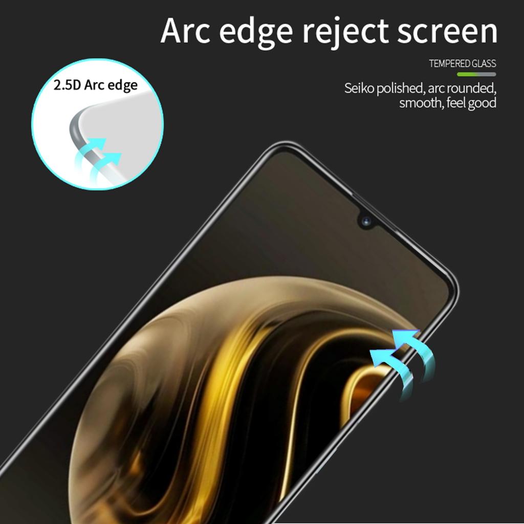MOFI JK Tempered Glass Film Series-1 for Huawei Enjoy 70 4G/nova Y72 4G Screen Protector Full Glue HD Clear Film