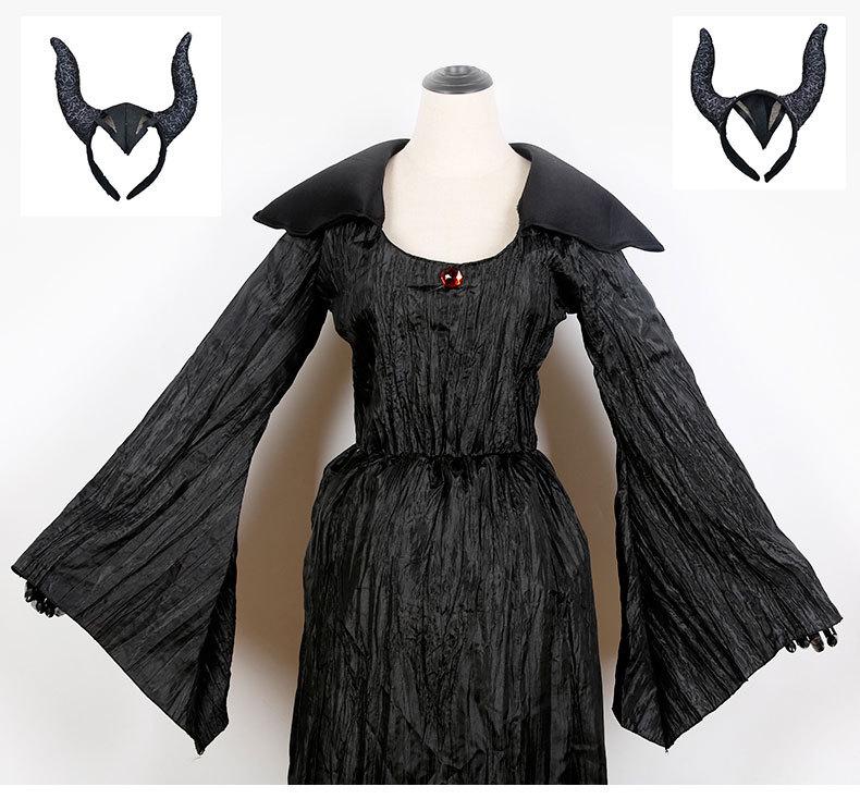 Dark Witch Ball Halloween Costume - Maleficent Sleeping Beauty Cosplay Small