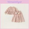Princess Girl Spring Dress And Pants Set With Lace Details For Ages 3 To 8