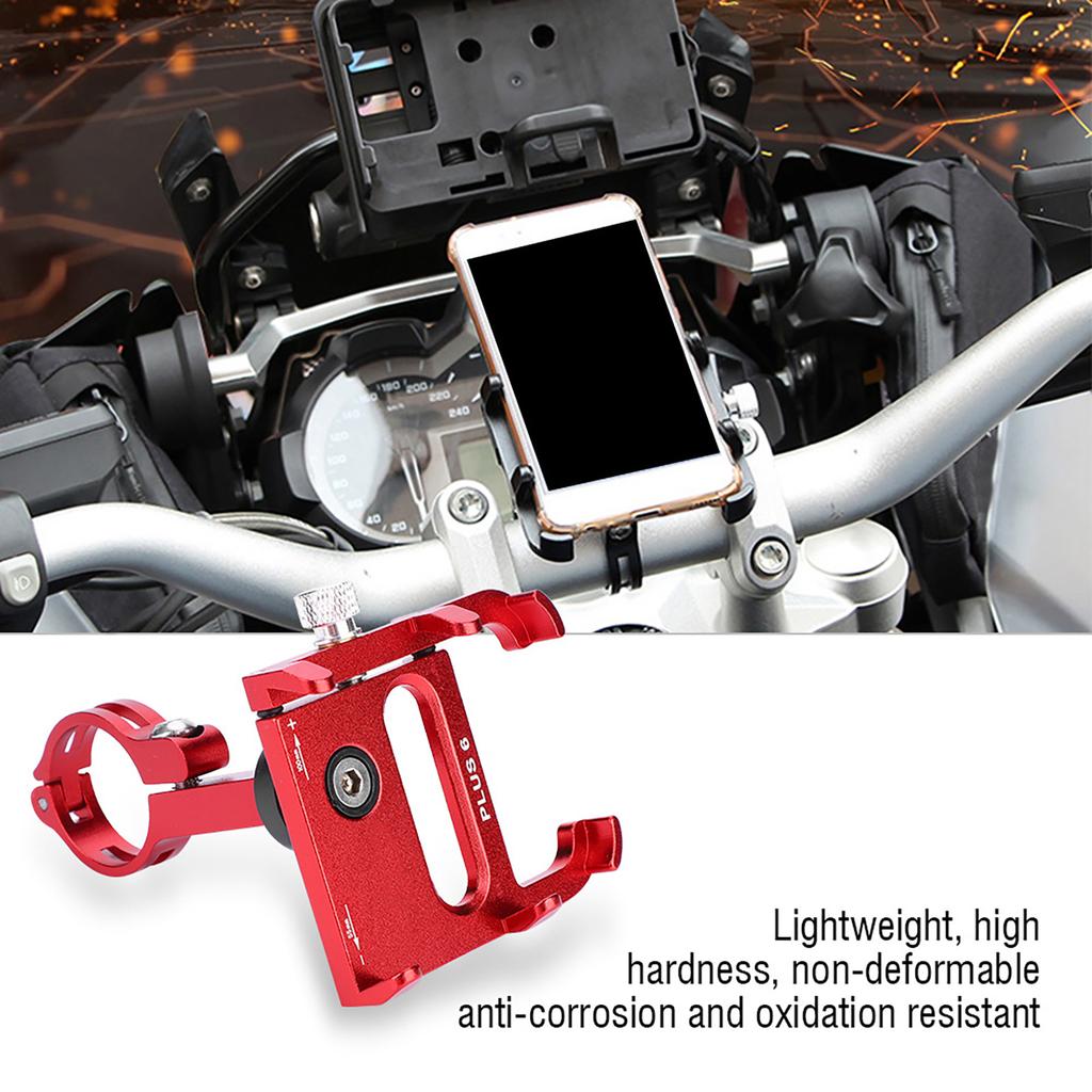 Road   Mountain Bike Mobile Phone Holder with 360 Degree Rotation Black