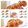 Realistic Lizard Plush Toy Super Soft Short Plush Material Color-changing Chameleon Doll Perfect Gift For Teens