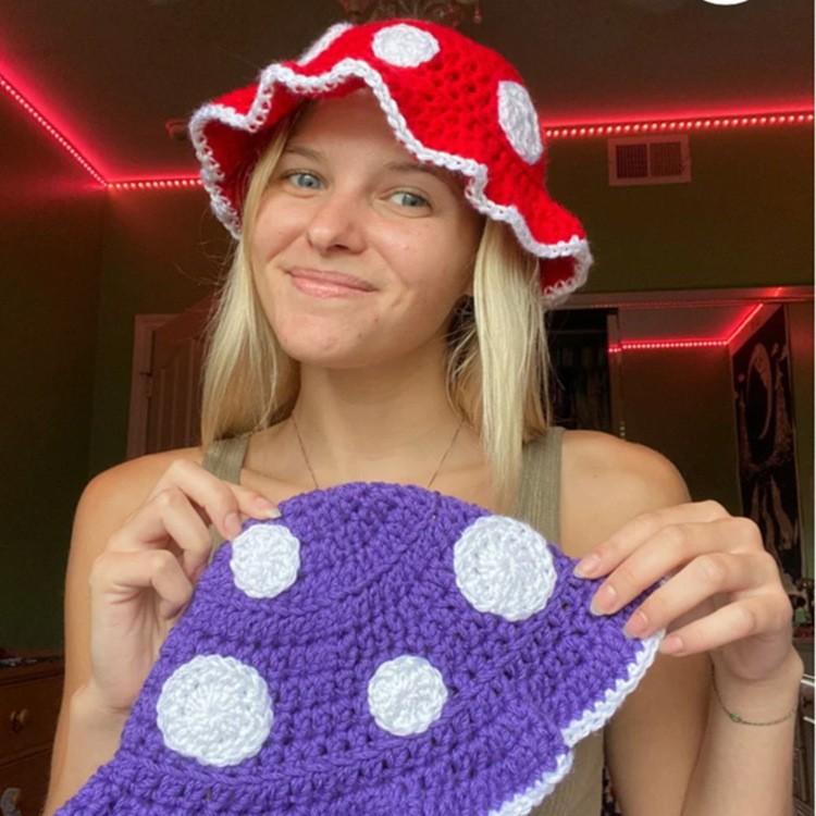 

Новая шапка рыбака с огненным узором, взрослая шапка ручной вязки с защитой от солнца, модная и универсальная шляпа от солнца 56-59cm