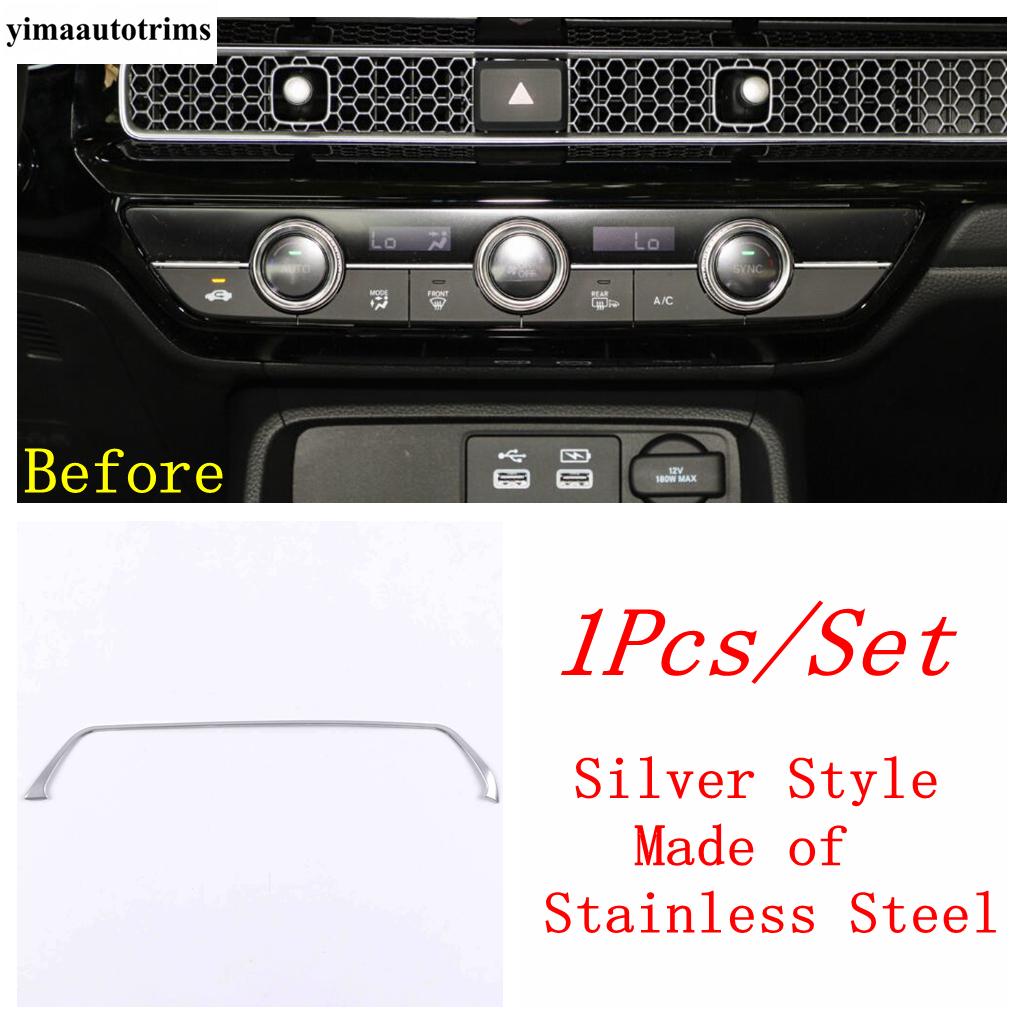Warning Light Lamp Strip / Window Lift / Gear Shift Panel / Rest Pedal Cover Trim Accessories For Honda Civic 11th  - 2024
