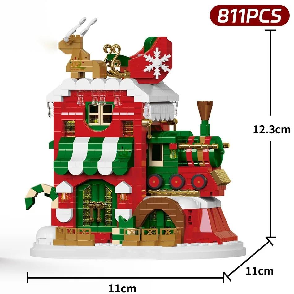 ToylinX Christmas Decoration Series ABS Model Building Blocks: Kids' Toy, Holiday Decor & Perfect Gift