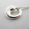 [Used] TIFFANY/Tiffany 925 Eternal Circle Pendant/Necklace/j11-5