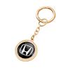 Luxury Diamond Edging Key Rings Car Logo Keychain For Honda Civic Fit Jazz Accord Pilot CRV Odyssey Passport City Shuttle HRV AS9