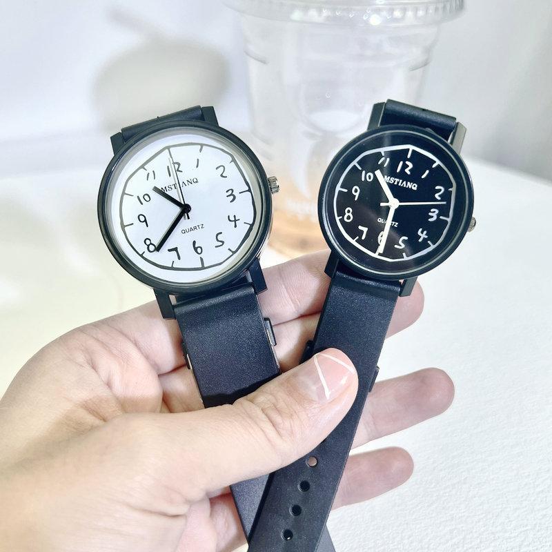 Cold Wind Test Special Watch For Boys And Girls, Junior High School Students, Trend Personality Niche Design Quartz Watch