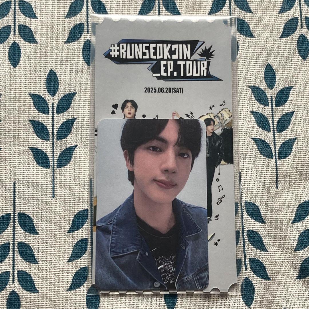 

[USED] BTS RUNSEOKJIN_EP.TOUR Jin 6.28 Trading Card