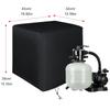 Pool Maintenance 16.93 12.6 15.35 Inches Waterproof Sand Filter Cover Hassle-Free Maintenance Weather Resistant Cover