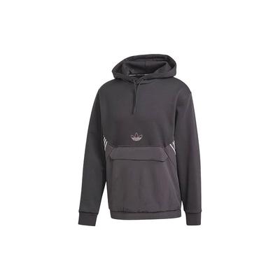 adidas Originals Trefoil Tlm 02 Hoodie Casual Sport Pullover Sweatshirt Men Tops Black GD5799