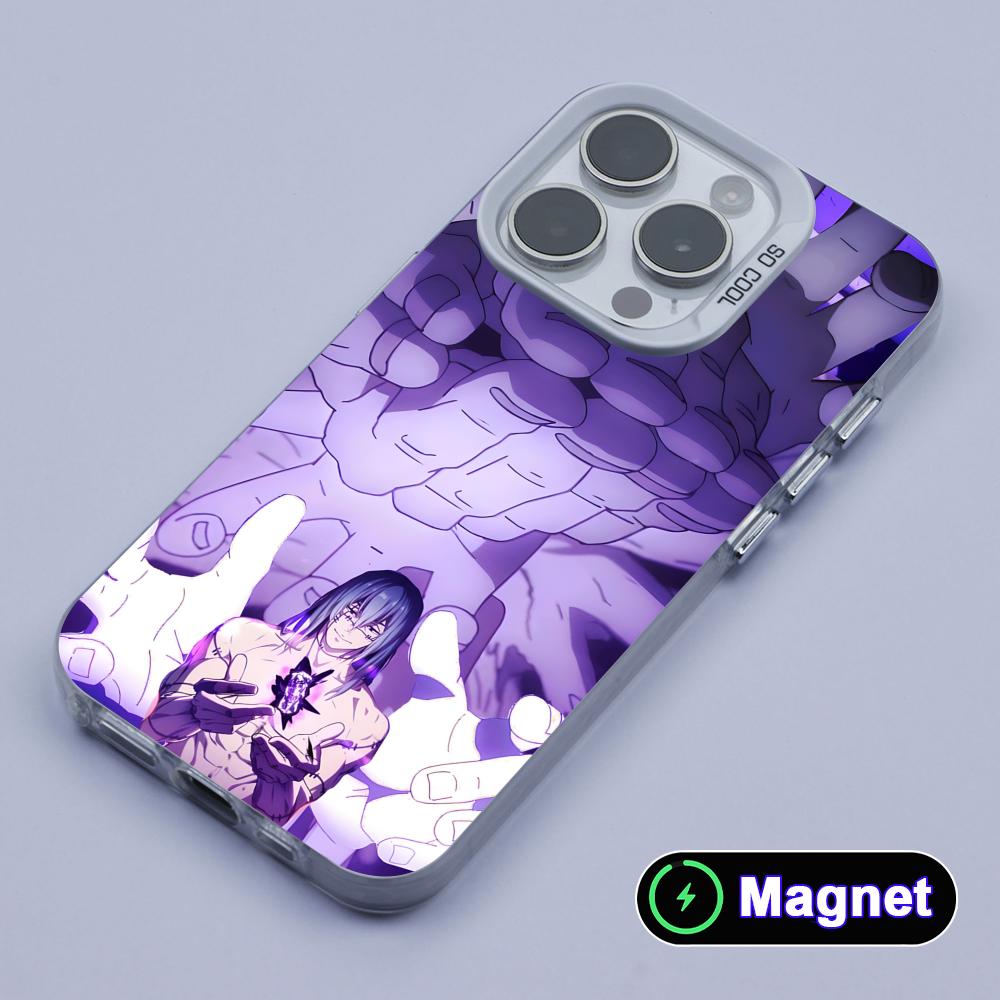 JJK Mahito Phone Case for iPhone 17 16 15 14 13 12 11 X XR XS Air Pro Max Plus Colorful Silver MagSafe Cover