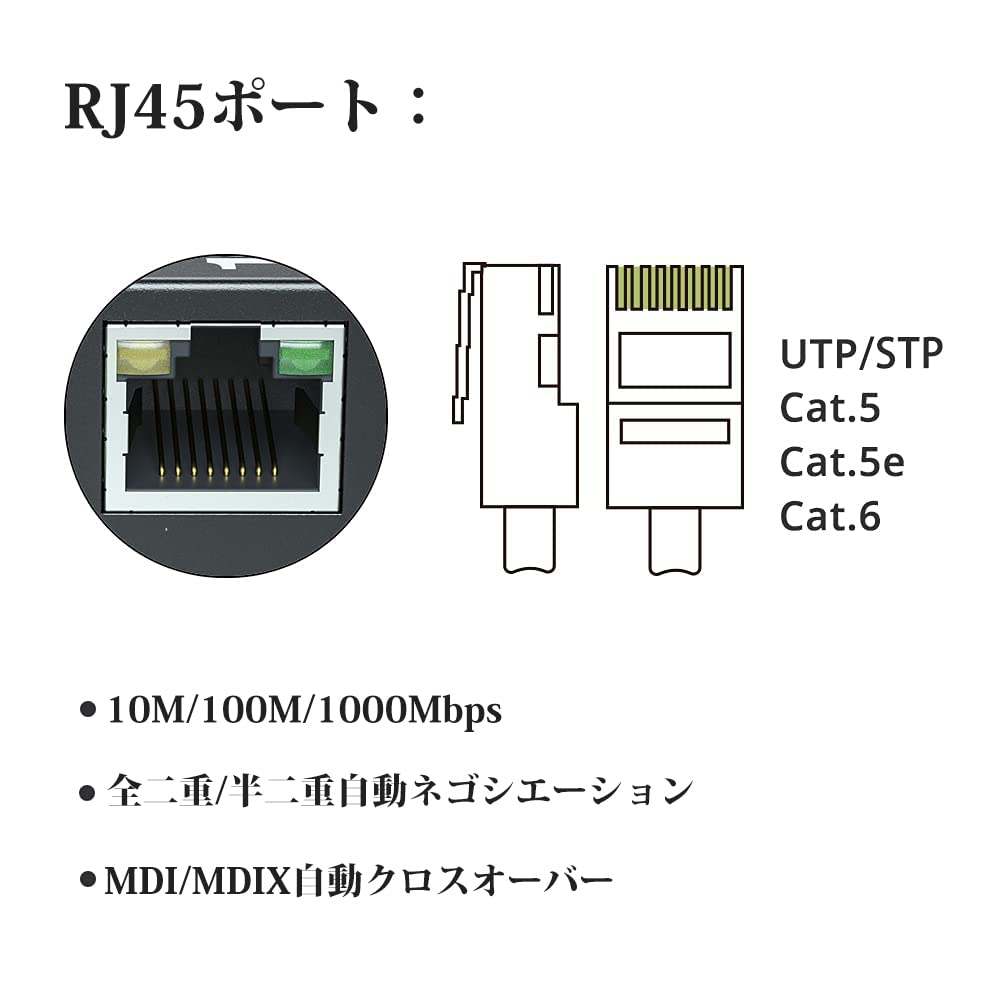 10Gtek Gigabit Optical Media Converter Small Size 1 Single Mode 1 Core LC Fiber BiDi SFP Module Set 500m Up To Pair, 1.25Gb/s 1000Base-LX (1310/1550nm