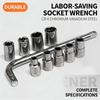 10Pcs Bicycle Motorcycle Car Repairing Tool Set 10 Pcs Socket Wrench Set