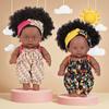 8 Inch Realistic African Baby Doll - 20cm Vinyl Reborn Doll, Cute Gift for Kids