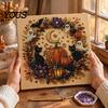 Happy Halloween Atmosphäre Dekor Geist Kunstperlen-Bastelset, Gruselige 3D-Perlen Bastelbedarf Malerei Bastelarbeiten, Gotische Wand für Erwachsene