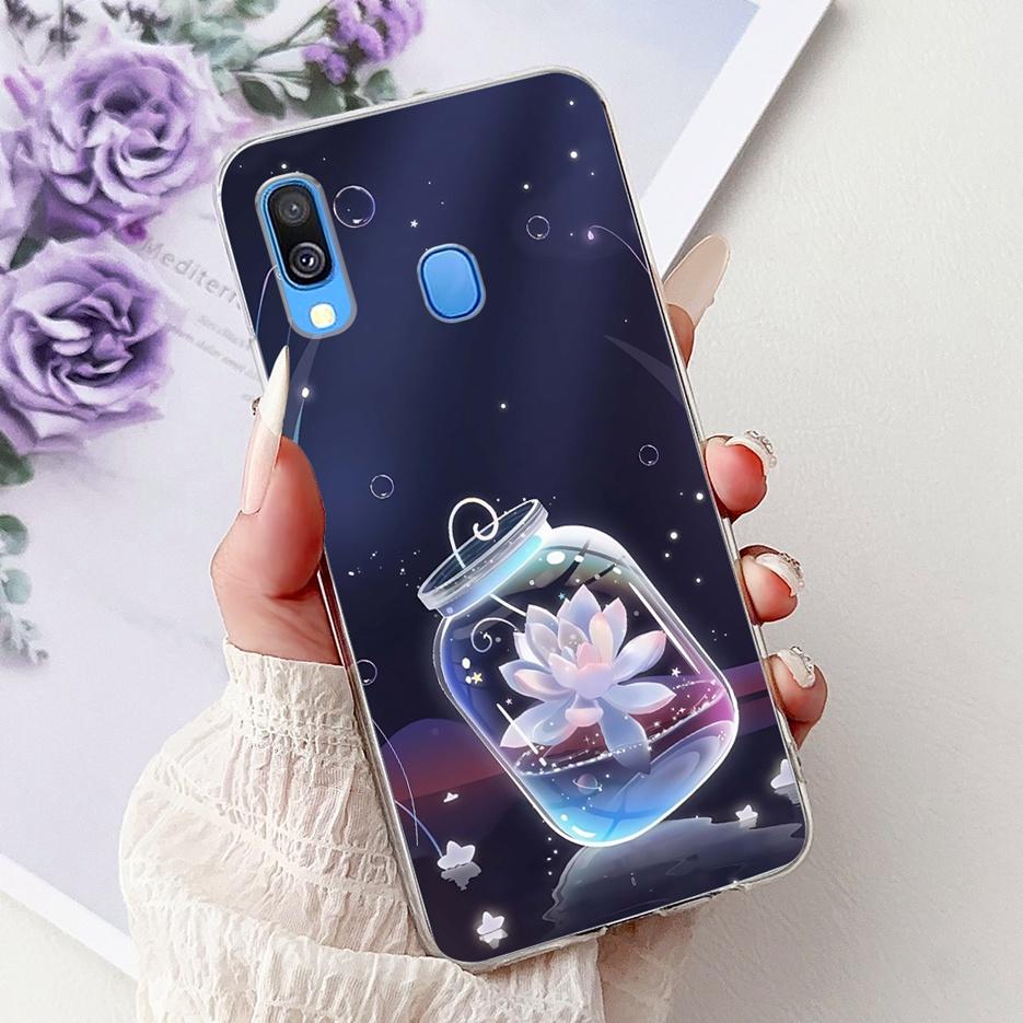 For Samsung Galaxy A40 Case SM-A405F Cute Cat Lion Painted Cover 5.9'' Soft Slim Phone Case For Samsung A40 A 40 GalaxyA40 Shell
