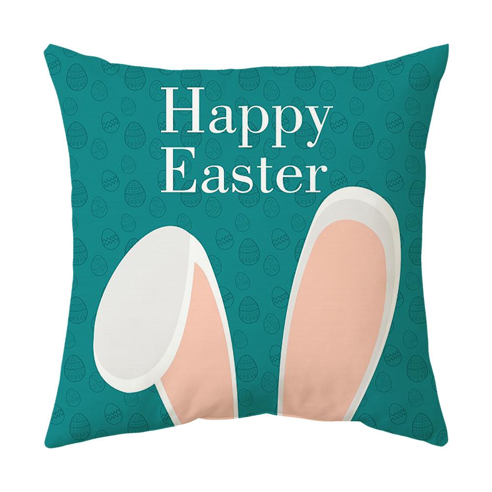 Easter Pillow Cover Cartoon Sofa Cushion Cover Office Waist Cushion Cover