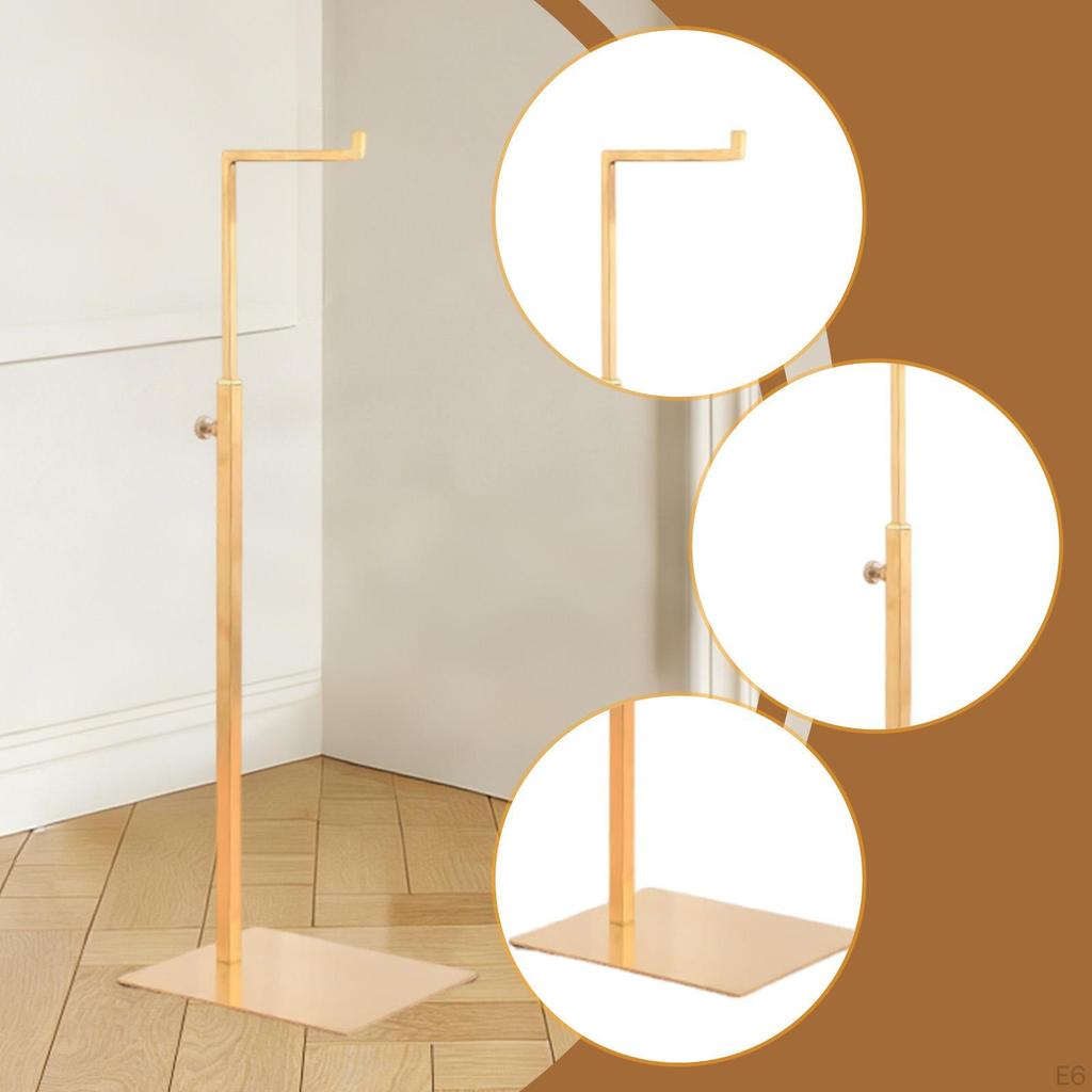 Purse Display Stand Adjustable Height Space Saving Portable Bag Hanger Handbag Exhibitions,