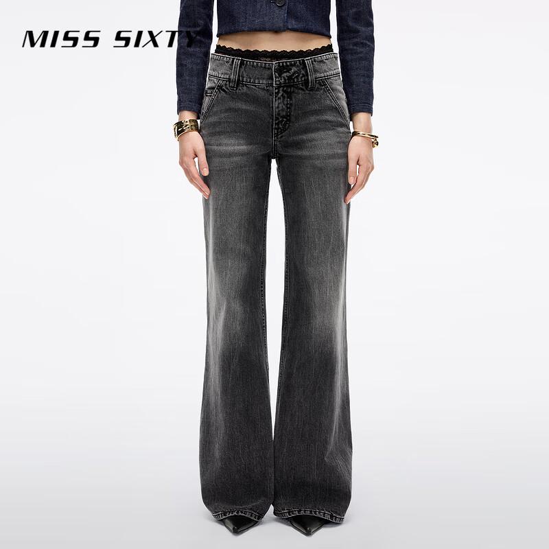 

MISS SIXTY Women s Lace Waist Flare Jeans 23