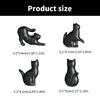 4Pcs Cats Shape Cabinet Knob Furniture Decorative Handle Iron Wardrobe Pulls Simple Drawer Knob Furniture Hardware