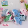 Cartoon Shark Blue Shark Pendant Stuffed Animal Plush Shark Keyring  Kids Gifts