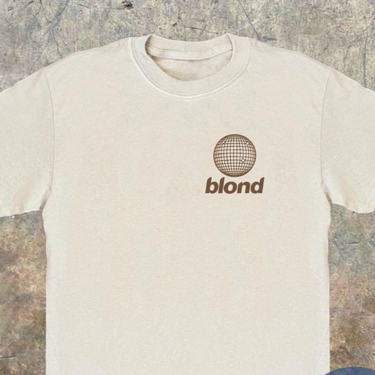Frank Ocean Blond Globe Graphic Tee - Retro Music T-Shirt S