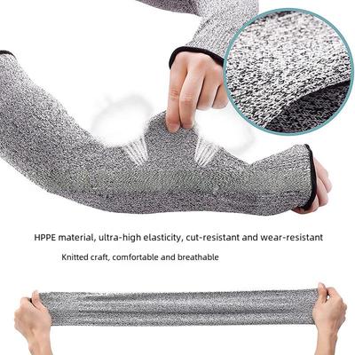 Spot Level 5 HPPE Schnittfeste Ärmel: Kratzschutz, Schnittschutz, Durchstichschutz für Glashandhabung und Schweißen.