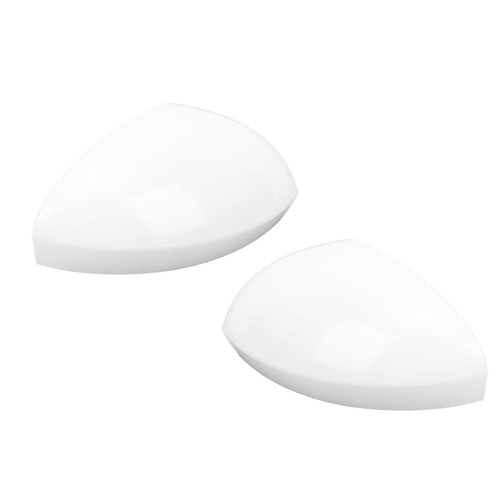 Door Mirror Cover Unpainted White Rearview Side Mirror Cap Wing Mirror Housing Replacement for Altim