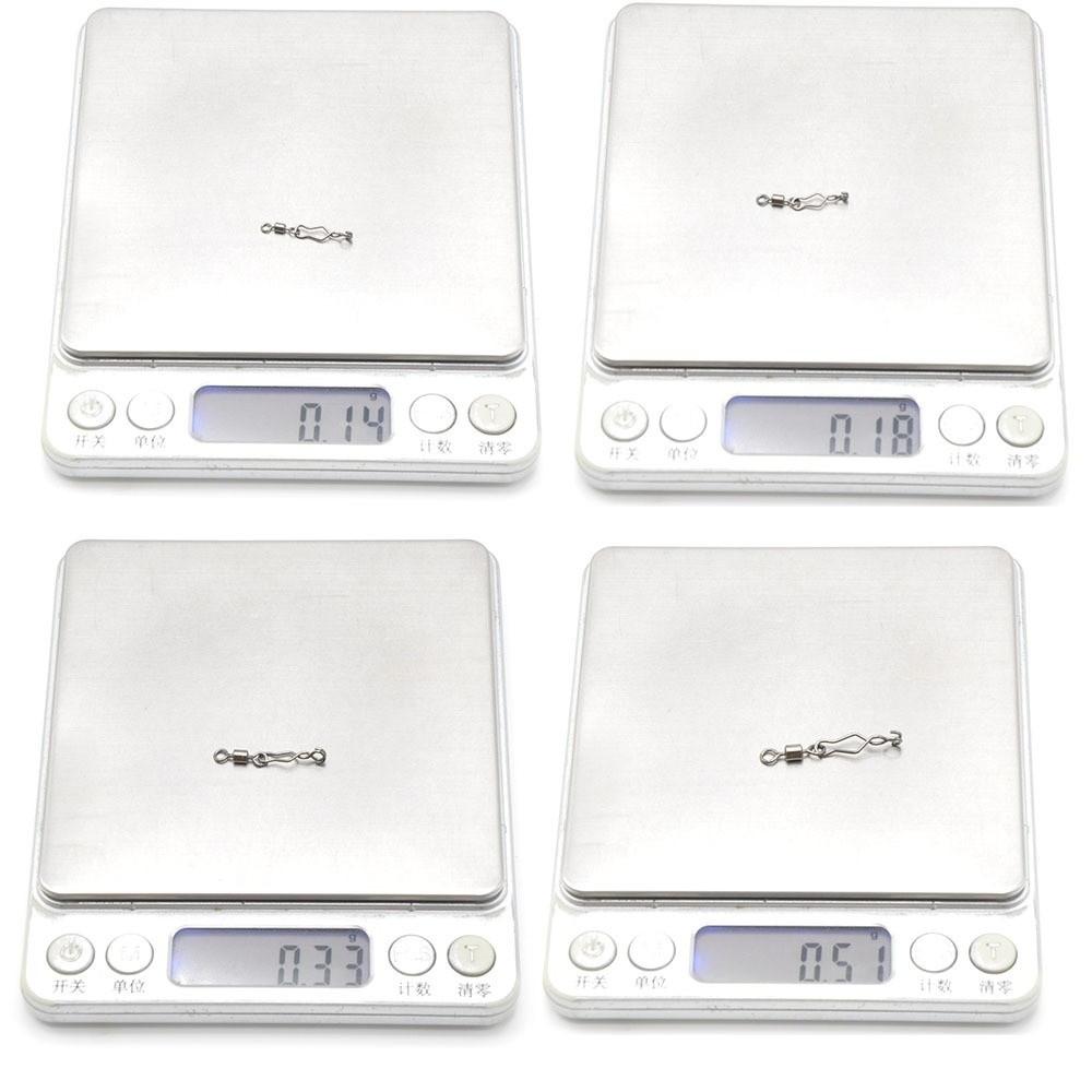 30pcs High Strength Fishing Speed Clips Stainless Steel Lure Hook Connect  Swivel Application