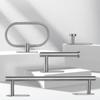 Bathroom Hardware Set No Drilling Bathroom Accessories Sets Toilet Tissue Roll Paper Holder Towel Rack Bar Rail Ring Robe Hook