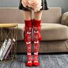 Hosiery Winter Xmas Gift Christmas Stockings Warm Knit Socks Women's Socks Over The Knee Socks
