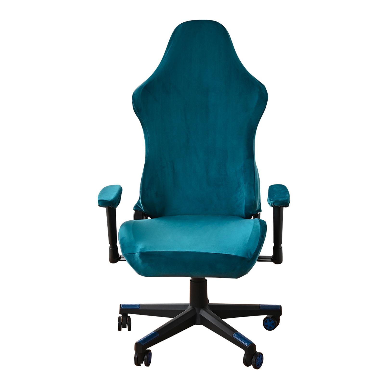 4 шт./компл. бархатный спандекс чехлы для офисных кресел чехлы для игровых кресел эластичные чехлы для сидений кресел чехлы для компьютерных кресел