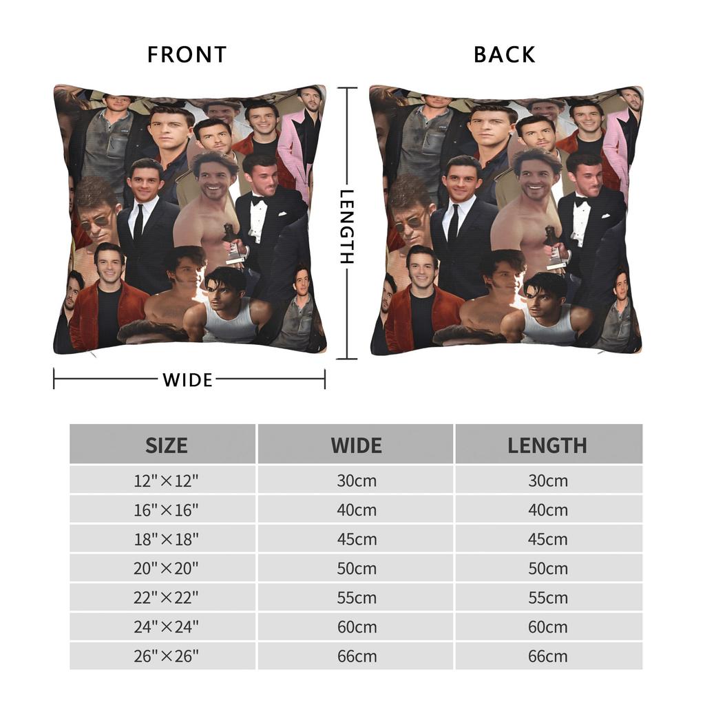 Jonathan Bailey Pillow Case Comfy Pillow Cover Funny Pillowcases For Sofa Couch Bed Living Room