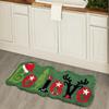 Christmas Special-shaped Imitation Cashmere Carpet Living Room Mat Bedroom Easy To Take Care of Bedside Blanket