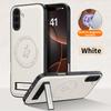 Samsung A56 A36 A26 A16 A06 A55 A35 A54 için Magsafe Deri Stand Kılıf Manyetik Kapak Darbeye Dayanıklı Tam Koruma Telefon Kılıfı