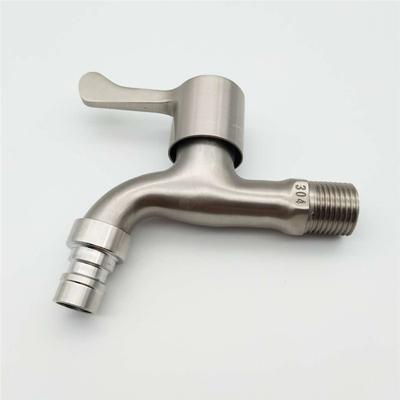 Beccuccio per rubinetto lavatrice spazzolato Bocca in acciaio inox 4 punti Rubinetto lavatrice