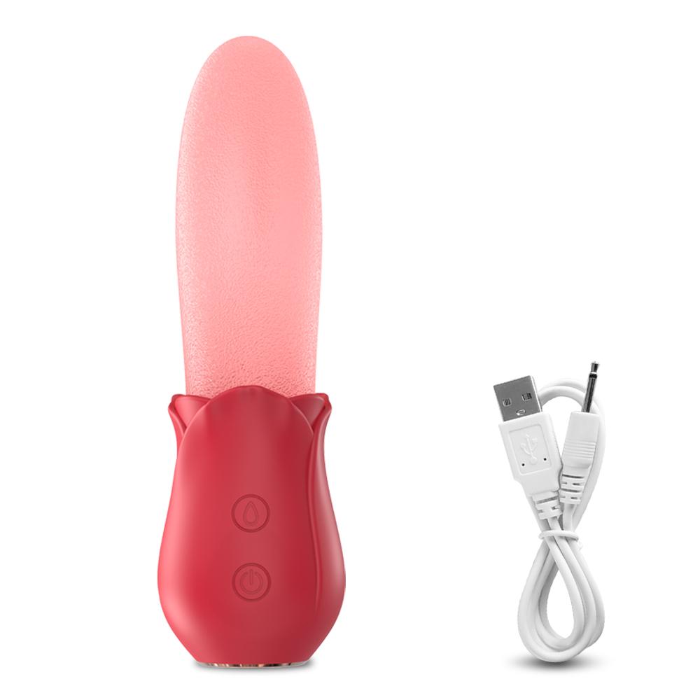 Powerful Vibrator Women Masturbation Tongue Licking Nipple Vagina Clitoris Stimulator G Spot Anal Vibrator Adult Toys 18