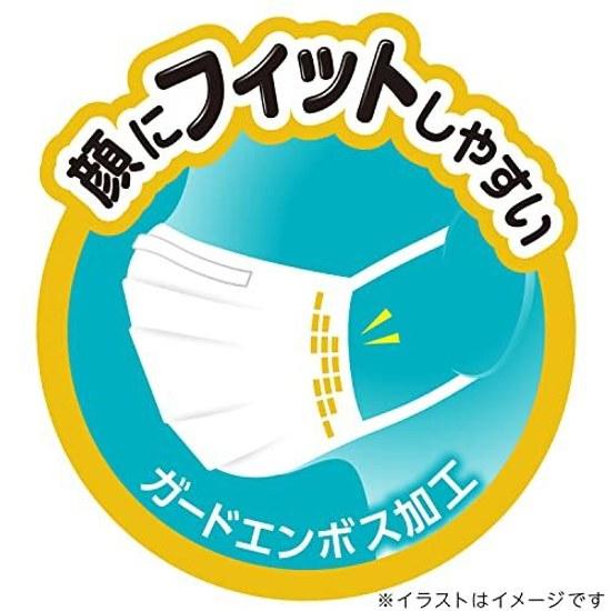 Reck Japan-made non-woven fabric mask refreshing fit (individually packaged) / wide rubber JIS standard compliant National Industry Association VFE 99