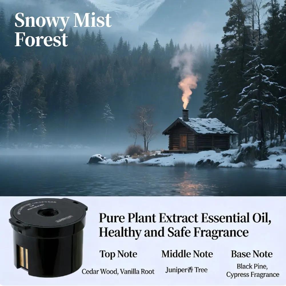 Smart Car Air Freshener - Premium Automotive Fragrance Device with Cloud-View Atomization Filling The Car with Fragr Freshener