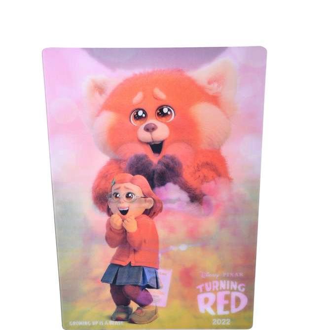 Disney Mei & Červená panda Mei Pohlednice Dospívání je bestie Lentikulární Japonsko NOVÉ