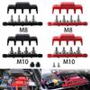 1 Conjunto Terminal de Barra de Barramento Positivo Negativo M8 M10 Bloco de Distribuição de Energia da Bateria Com Tampa 12V 24V 48V 250A Para Barco RV Caminhão