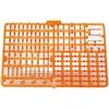 AOSHIMA 1/32 The Decoratora Parts No.11-OR Marker Lamp Set (4 Clear Orange) - Plastic Model Parts (Automotive) - Molded Color