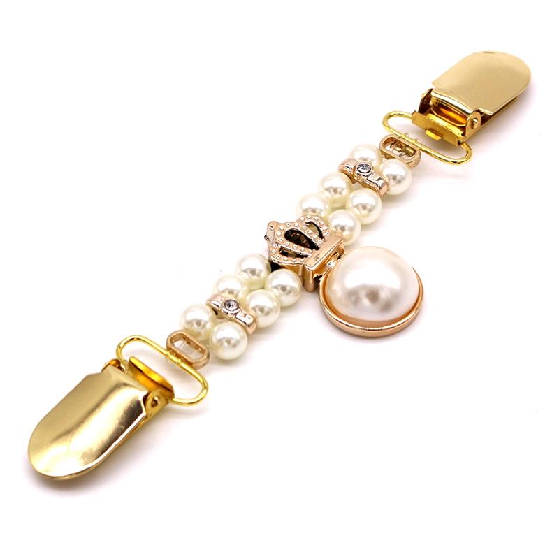 

Жемчужный зажим для свитера Шелковая пуговица для шарфа Винтажный зажим для утки Зажим для кардигана